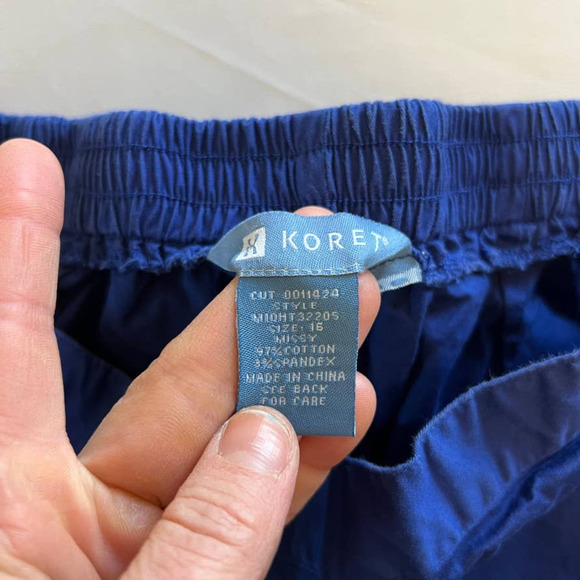 LOT of Blue Cropped comfortable pants - Picture 13 of 16